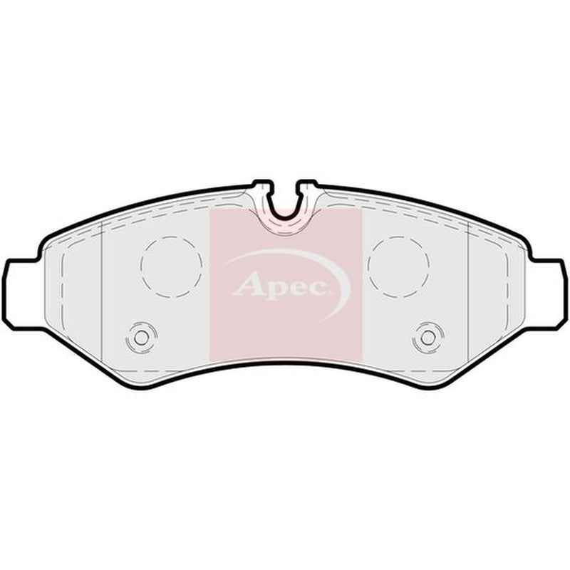 Apec Rear Brake Pad Set PAD2248