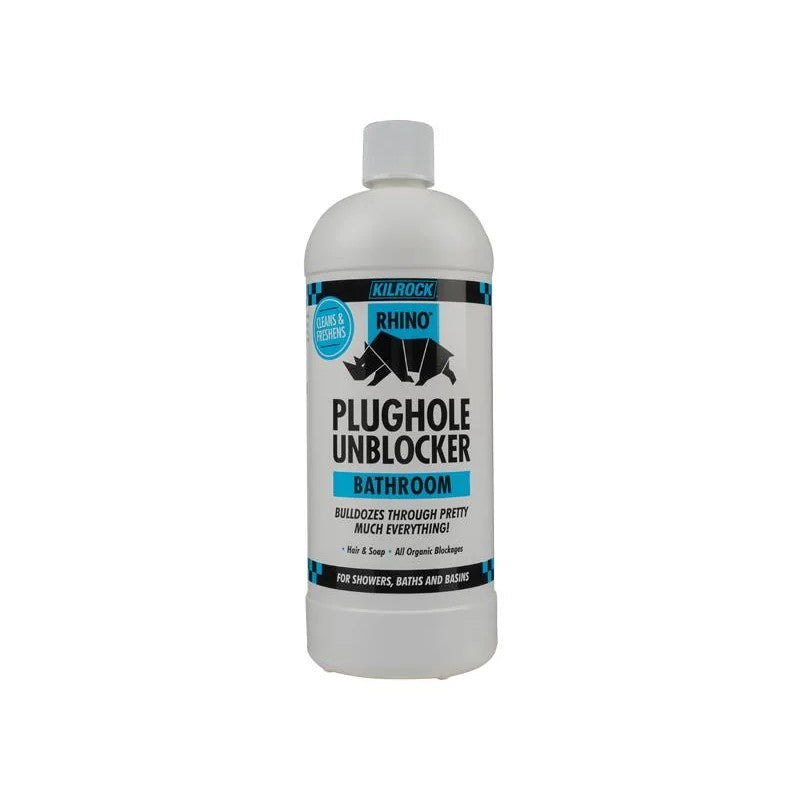 Kilrock Rhino Bathroom Drain Unblocker 1L - RHINOBATHROOM