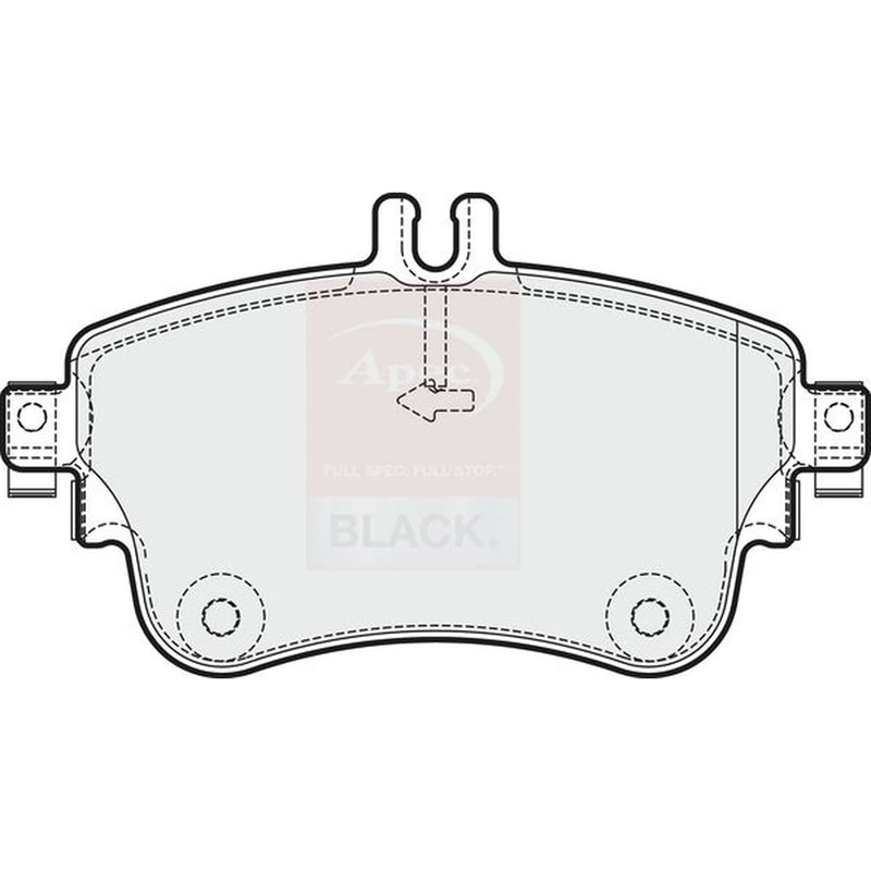 Apec Front Brake Pad Set PAD1882B