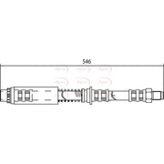 Apec Brake Hydraulic Hose Line Front HOS4047