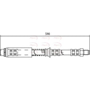 Apec Brake Hydraulic Hose Line Front HOS4047