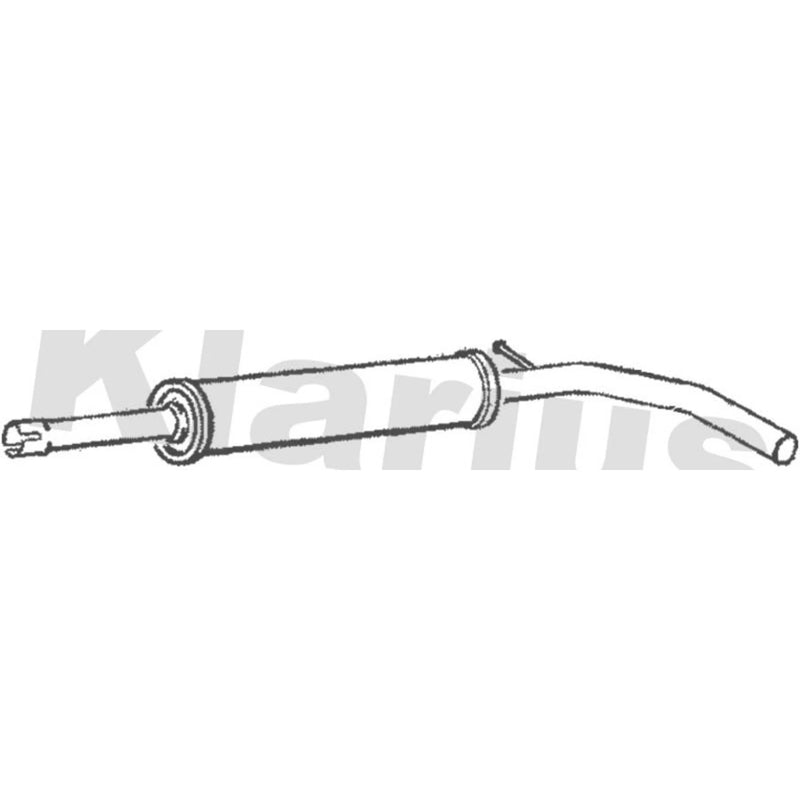 Klarius Box With Centre Pipe Centre VW885J