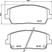 Brembo Front Brake Pad Set P30116