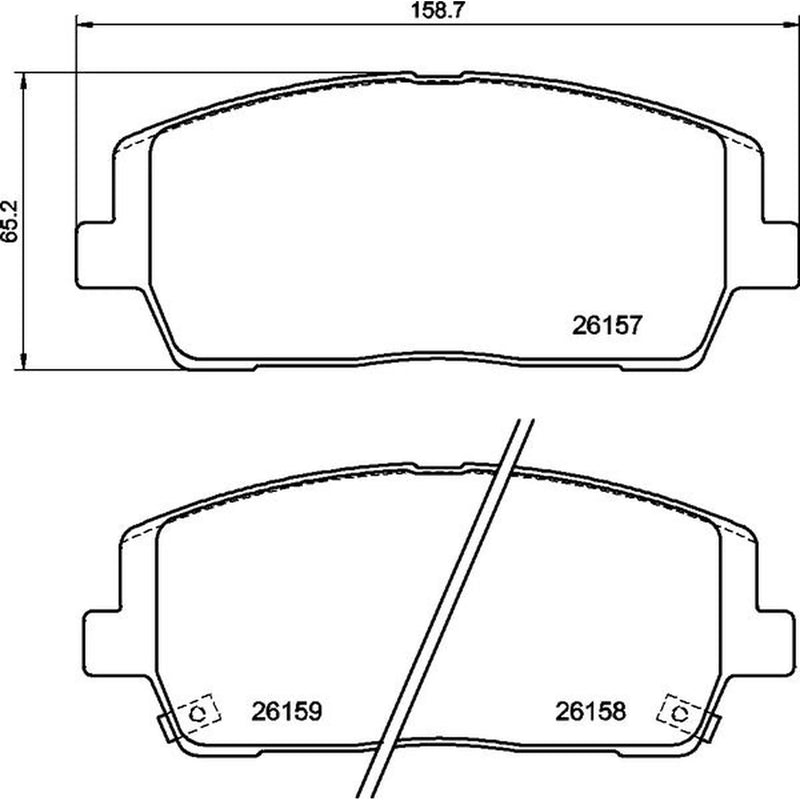 Brembo Front Brake Pad Set P30116