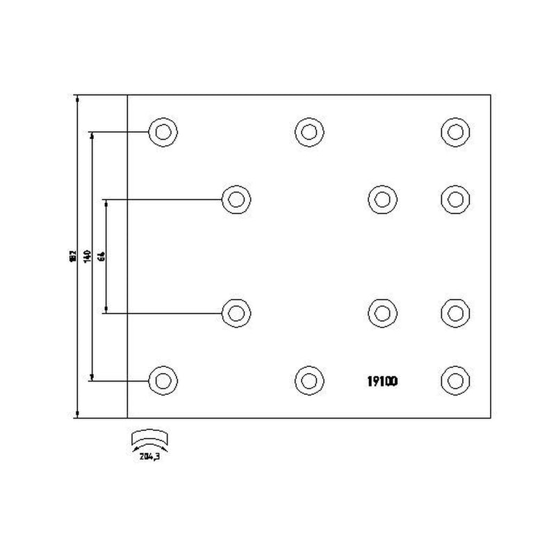 Textar Textar Cv Brake Lining Set 1909901