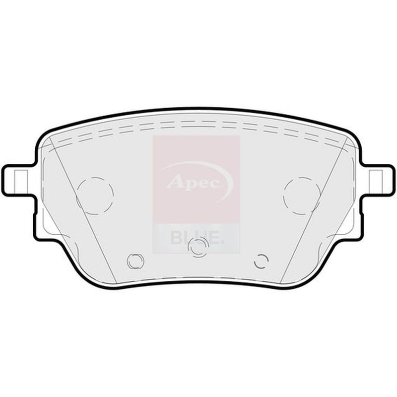 Apec Rear Brake Pad Set PD3918