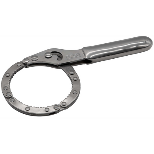Sealey Adjustable Oil Filter Wrench 65-85mm