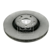 Febi 2 x Internally Vented Front Brake Discs 23333