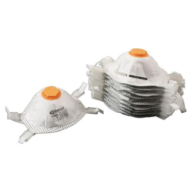 Connect Disposable Dust Masks FFP3 10pc 37314 Tool Connection  - Town Parts