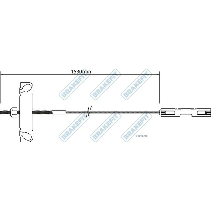Apec Handbrake Cable Centre BBC3178
