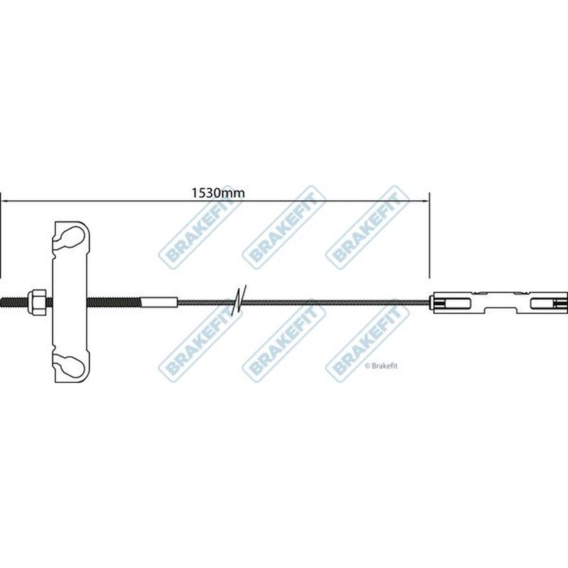 Apec Handbrake Cable Centre BBC3178