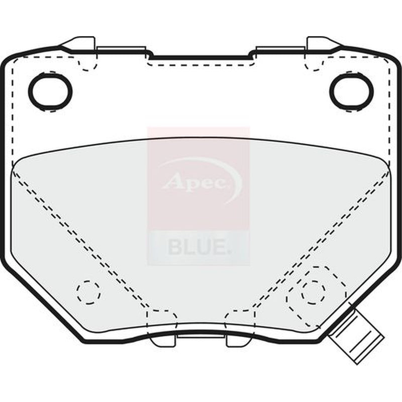 Apec Rear Brake Pad Set PD3442