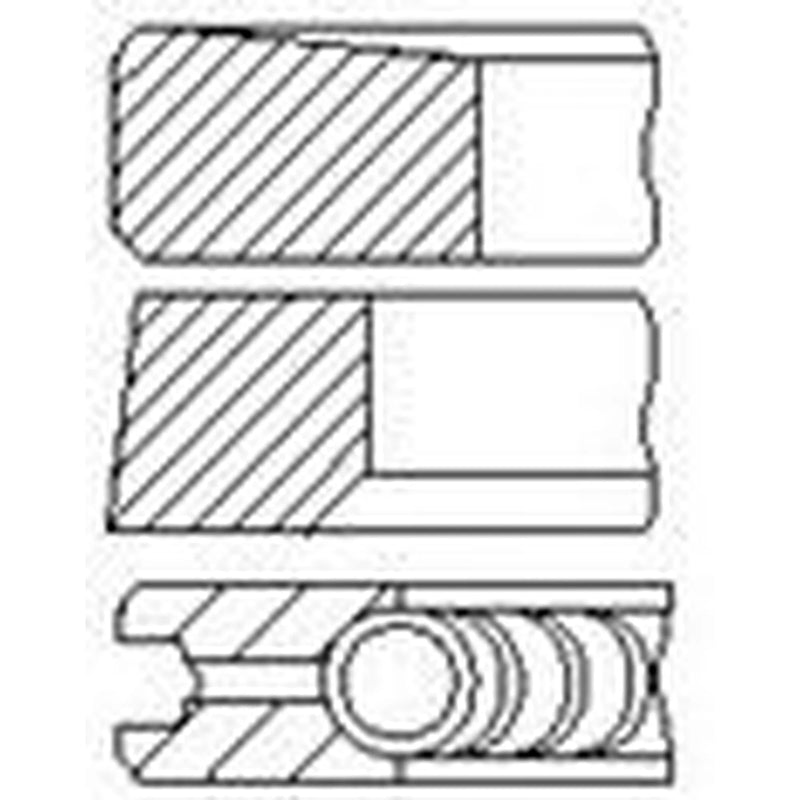 FAI Piston Ring Kit (1CYL) PR38-000 4431147 PR38-000