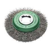 Lessmann X-Lock Crimp Stainless Steel Bevel Brush 115mm Non Spark - 423.37X