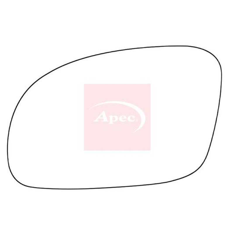 Apec Exterior Wing Mirror Glass Left AMS2049