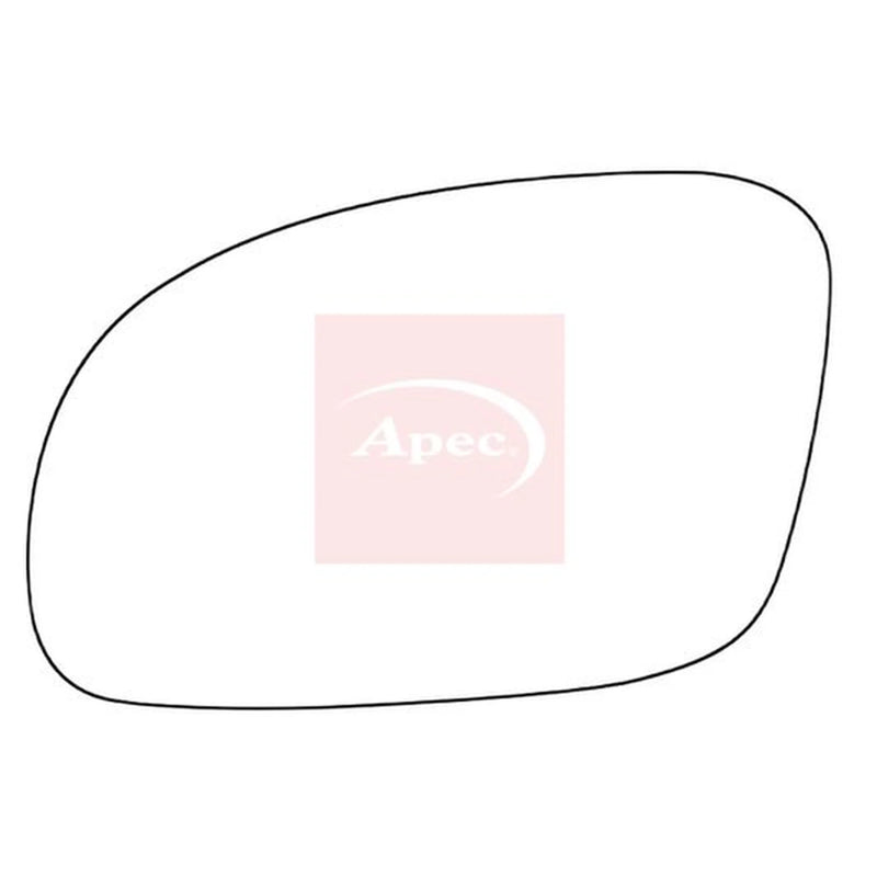 Apec Exterior Wing Mirror Glass Left AMS2049