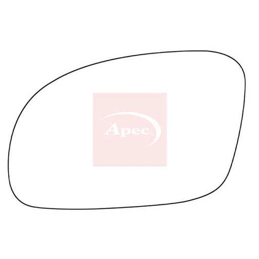 Apec Exterior Wing Mirror Glass Left AMS2049