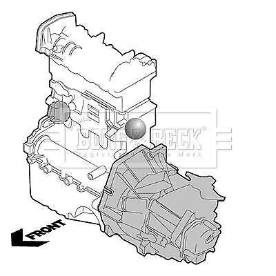 BORG & BECK BEM4059 Engine Mounting Both Sides Fits Renault Trafic Trafic II Borg & Beck - Town Parts
