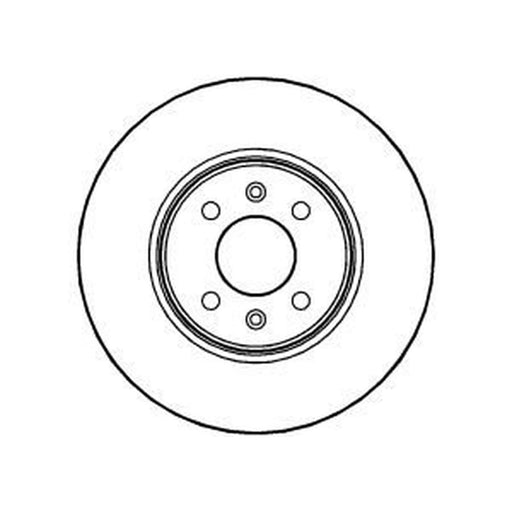 Abtex 2 x Vented Front Brake Discs BD841V