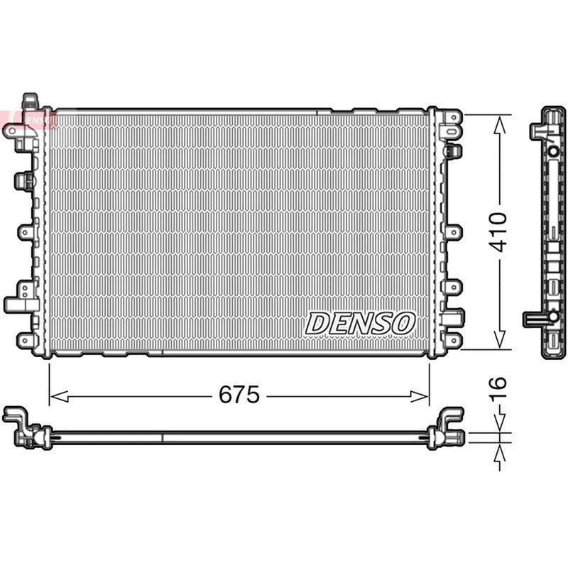 Denso Engine Radiator DRM20113