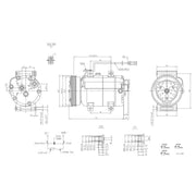 Hella Air Conditioning Compressor 8FK 366 200-801