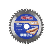 Faithfull TCT Circular Saw Blade 235 x 35mm x 40T POS - FAIZ23540