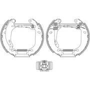 Mintex Brake Shoe Set Axle Kit MSP179