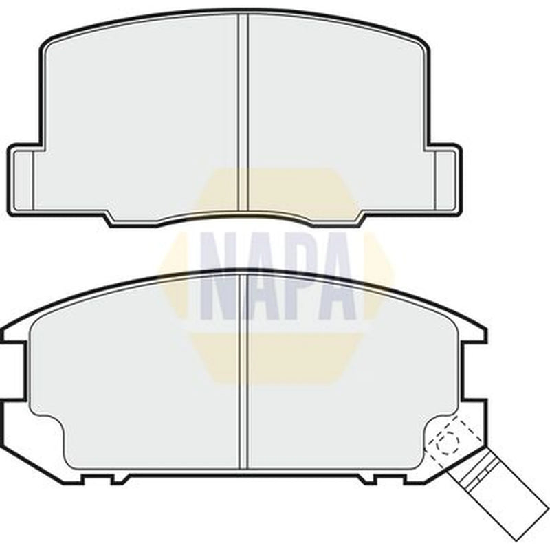 NAPA Rear Brake Pad Set NBP1848
