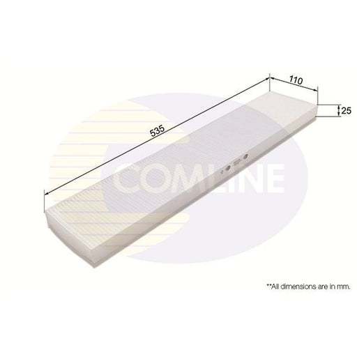 Comline Cabin Air Filter (Pollen Filter) EKF131
