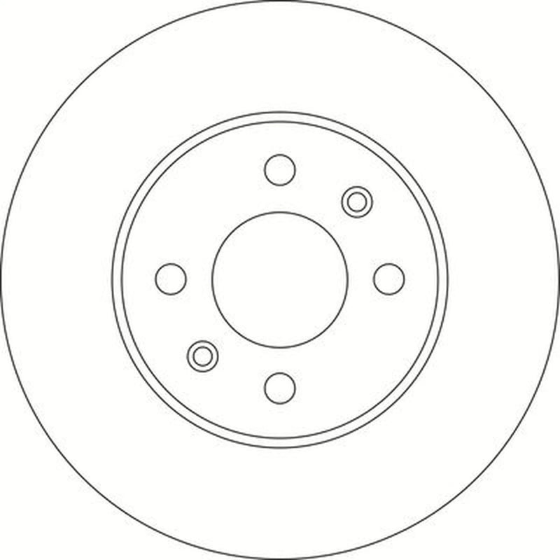 Abtex 2 x Vented Front Brake Discs BD1427V