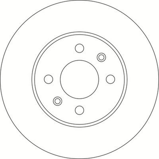 Abtex 2 x Vented Front Brake Discs BD1427V