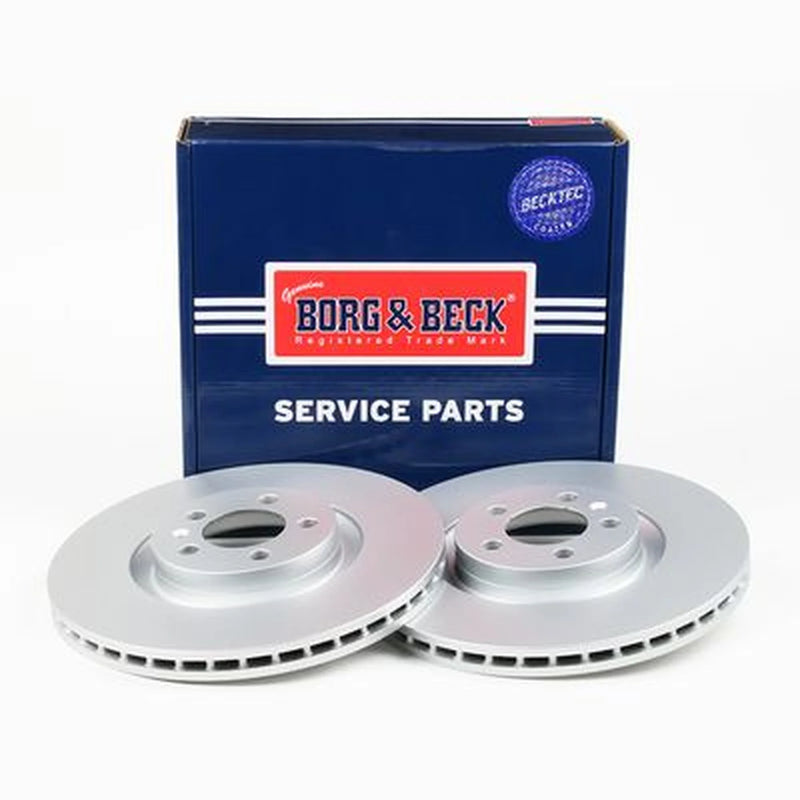 Borg & Beck 2 x Vented Front Brake Discs BBD5587