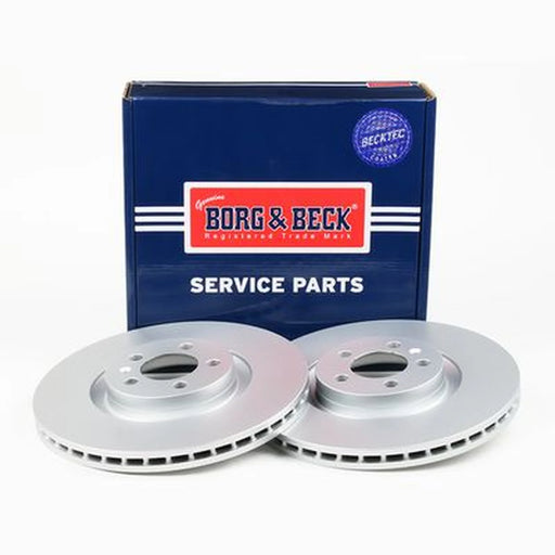 Borg & Beck 2 x Vented Front Brake Discs BBD5587