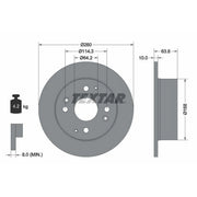 Textar 2 x Solid Brake Discs 92138600 OE 42510S1AE00 42510S1AE10 42510SL5950