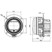 Hella Headlamp De-Zf Drl Po Md12/24 1F0 Right 1F0 011 988-031 1F0 011 988-031