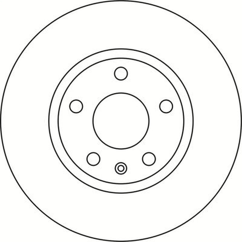 Abtex 2 x Solid Rear Brake Discs BD1660S