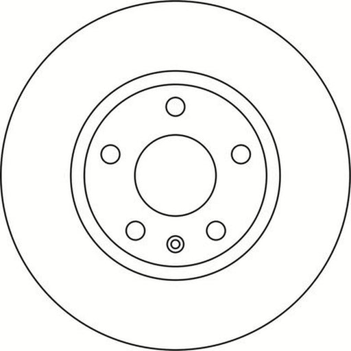 Abtex 2 x Solid Rear Brake Discs BD1660S