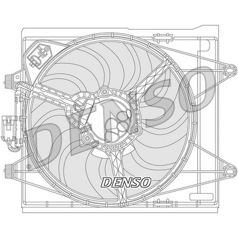 Denso Engine Cooling Fan DER09051