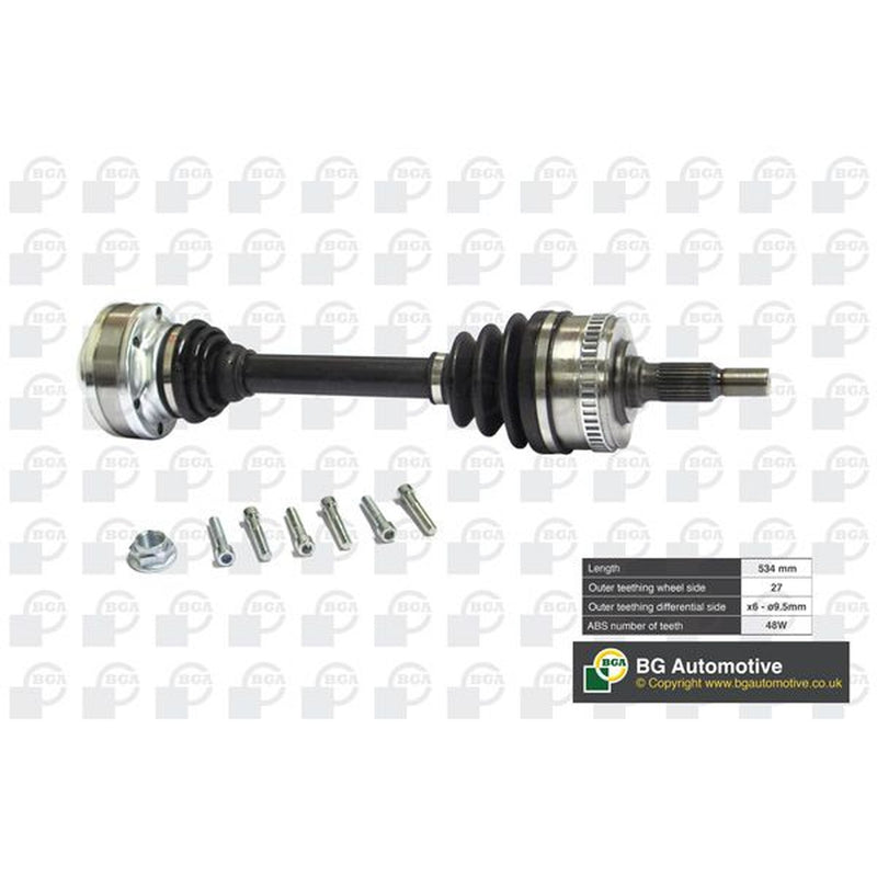 BGA CV Drive Shaft Driveshaft Front Right DS5613