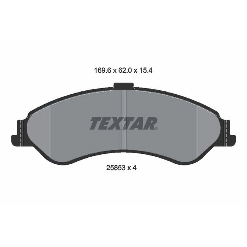 Textar Brake Pad Set 2585301
