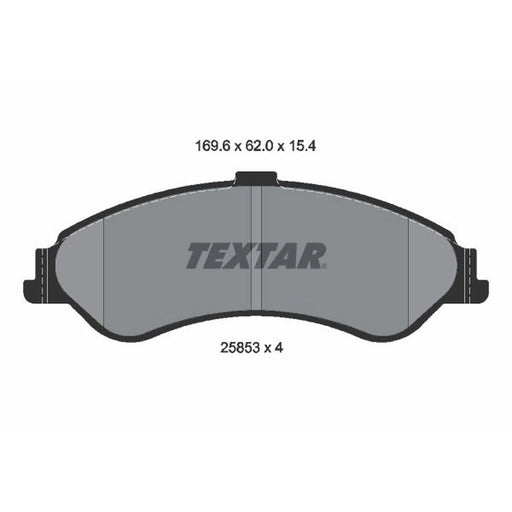 Textar Brake Pad Set 2585301