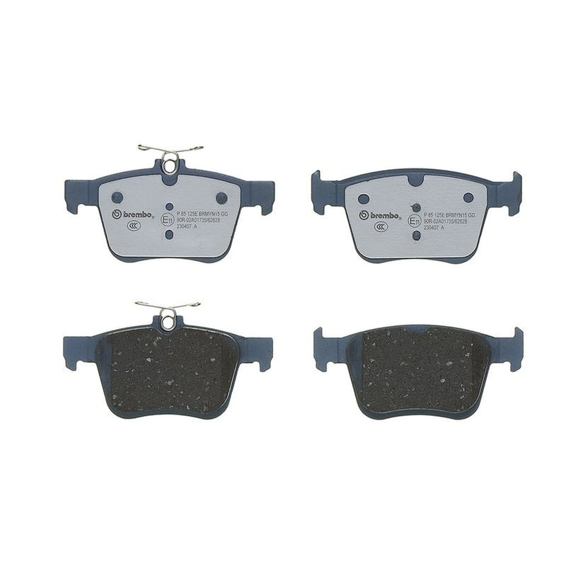 Brembo 4 x Rear Brake Pad Set P85125E