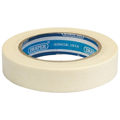 Draper Heavy Duty Masking Tape Roll, 50m x 25mm 63478 Draper  - Town Parts