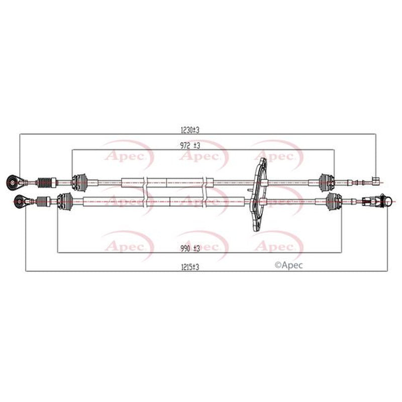 Apec Manual Transmission Cable Pull CAB7030