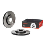 Brembo 2 x Internally Vented Front Brake Discs 09.E954.11