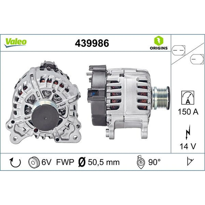 Valeo Car Alternator 12V 439986