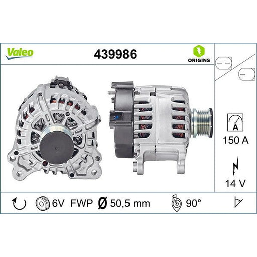 Valeo Car Alternator 12V 439986