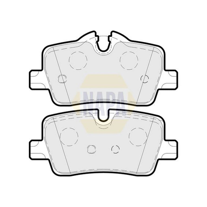 NAPA Rear Brake Pad Set NBP1677