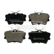 Borg & Beck 4 x Rear Brake Pad Set BBP1501