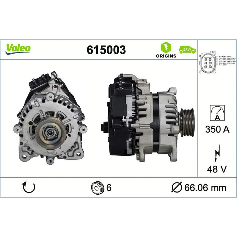 Valeo Ibsg Origins VW Group 615003